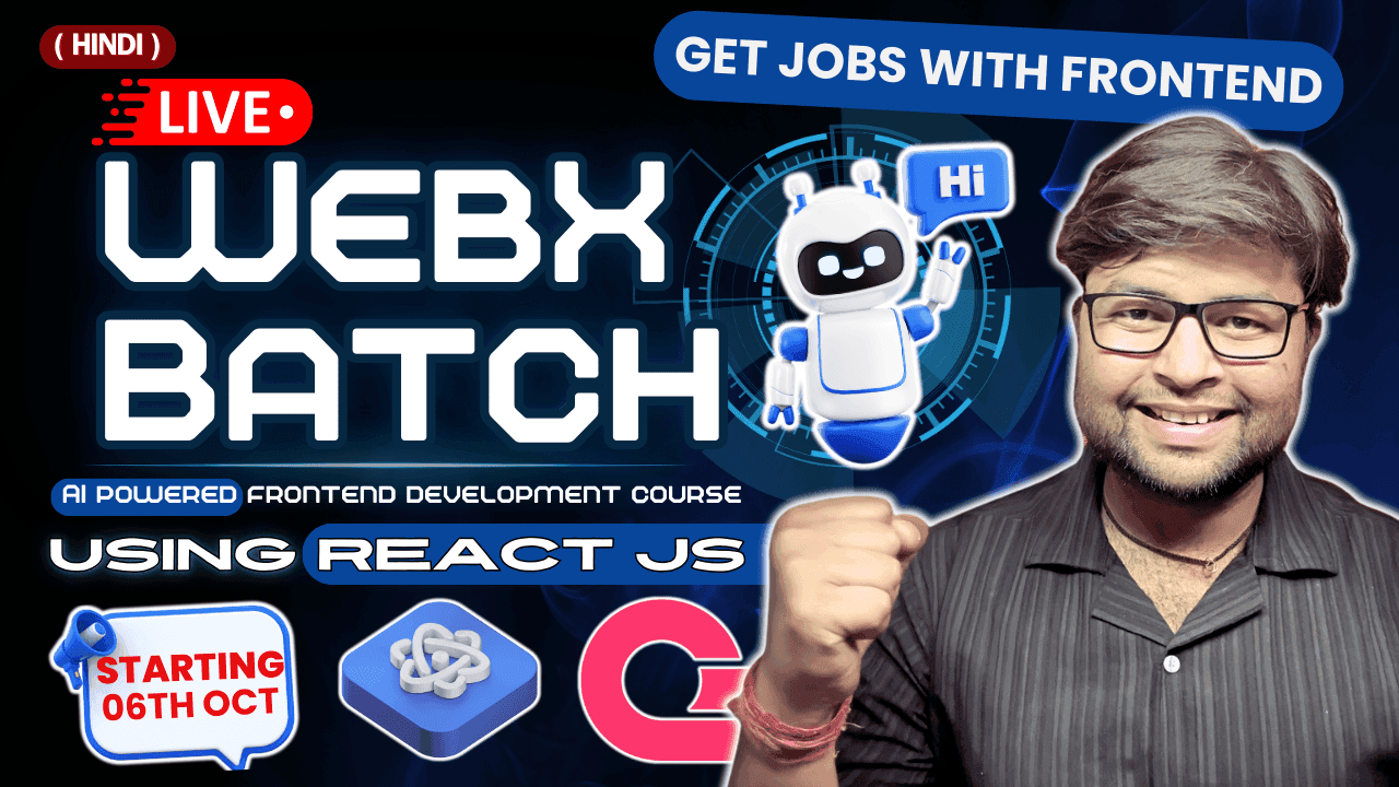 WebX Batch- AI powered web development