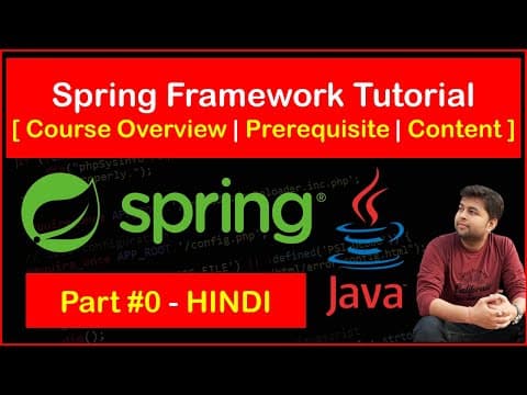 Complete Spring Framework Course | Learn Code With Durgesh